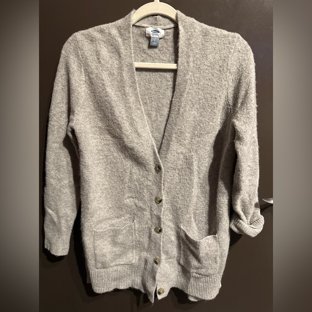Old Navy Women's Gray Cardigan Sweater Size Small